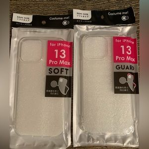 🆕Two iPhone 13 pro max soft case
